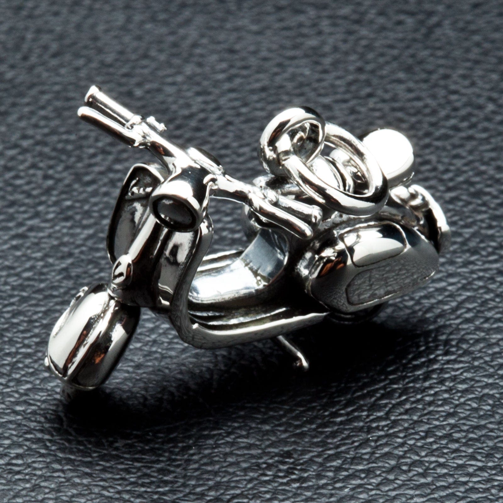 Vespa Scooter Sterling Silver Pendant Necklace - Italian Style Jewelry Gift for Women - Perfect for Motorcycle Enthusiasts & Fashion Accessories