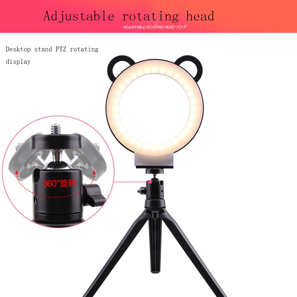 Professional Mobile Phone Live Streaming Stand with Ring Light - Adjustable Desktop Tripod for Selfie Photography, YouTube Videos & TikTok Content Creation