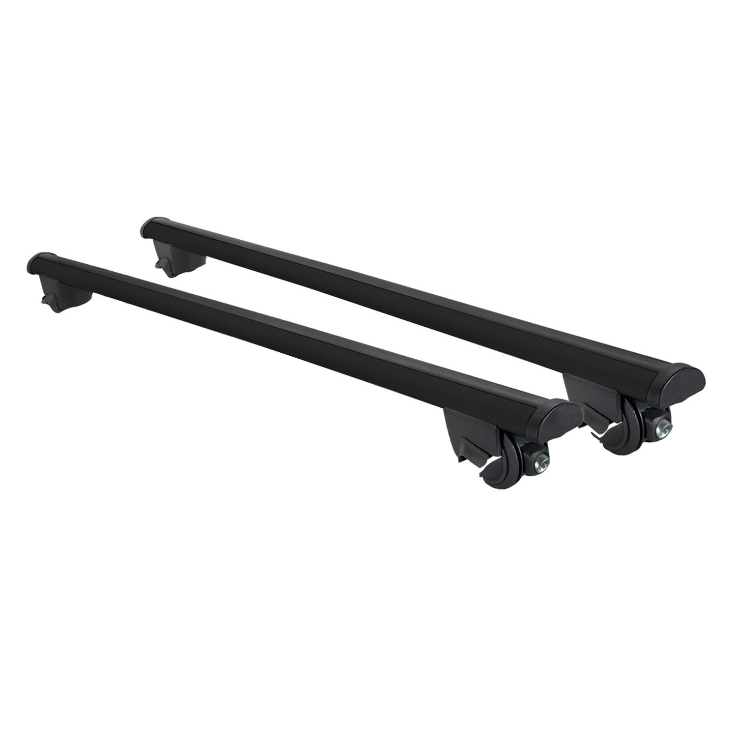 OMAC 220 Lbs Capacity Aluminum Roof Rack Cross Bars for BMW X5 F15 (2014-2018) - Heavy Duty Black Luggage Carrier - Perfect for Road Trips, Camping & Outdoor Adventures