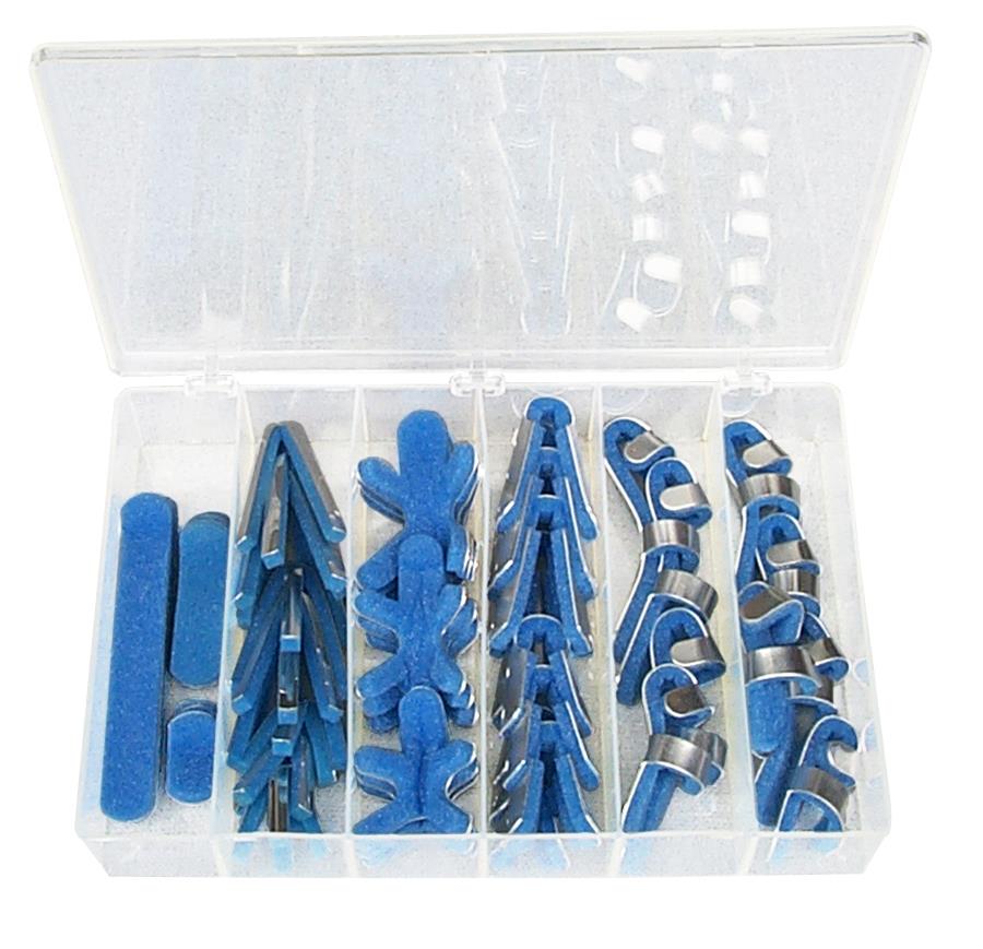 Medline Finger Splint Kit - Adjustable Finger Support for Broken, Sprained, or Jammed Fingers - Ideal for Sports Injuries, Arthritis Pain Relief & Post-Surgery Recovery