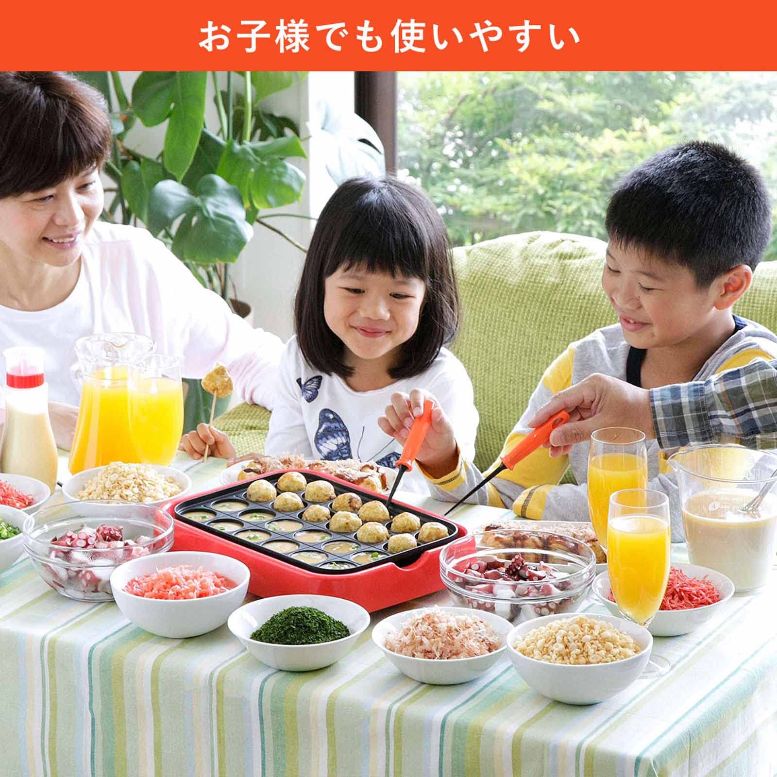 Shimomura Planning 32877 Octopus Picks Set of 2 - Heat Resistant & Scratch Proof Takoyaki Tools - Japanese Made Dishwasher Safe Kitchen Utensils for Cooking, Serving & Kids Use - Perfect for Takoyaki, Hot Plates & Asian Cuisine