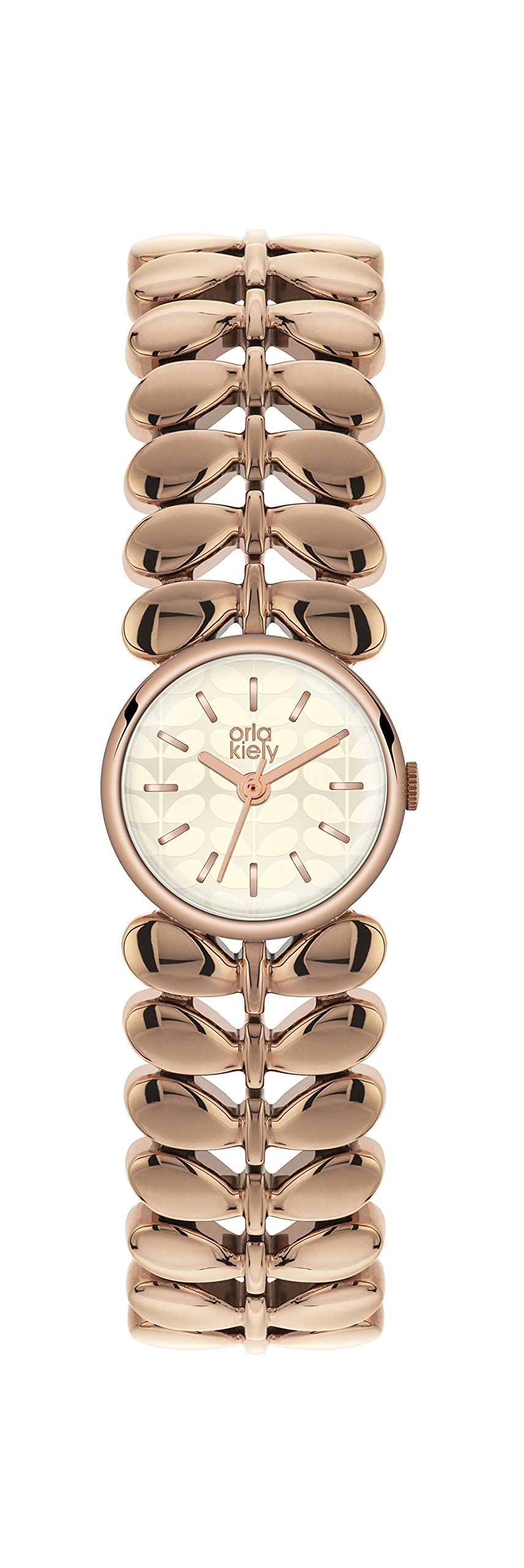 Orla Kiely OK4020 Women's Laurel Rose Gold Plated Watch - Elegant Fashion Accessory for Everyday Wear & Special Occasions