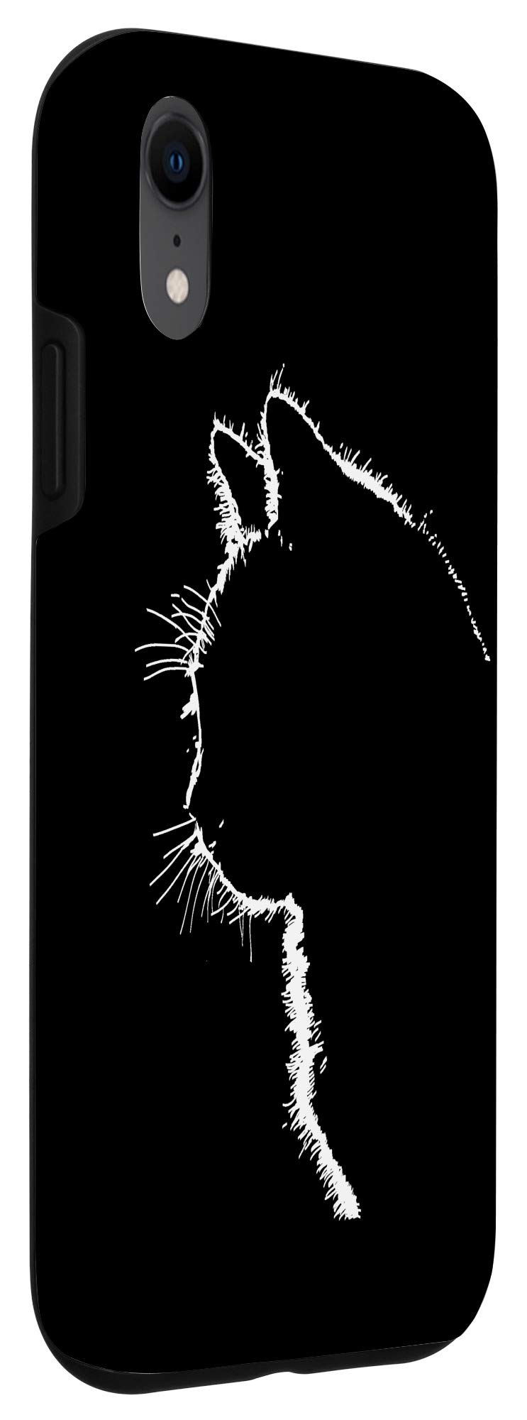 iPhone XR Cat Case for Women - Cute Cat Illustration Phone Cover - Perfect for Cat Lovers, Fashion Accessory & Daily Protection