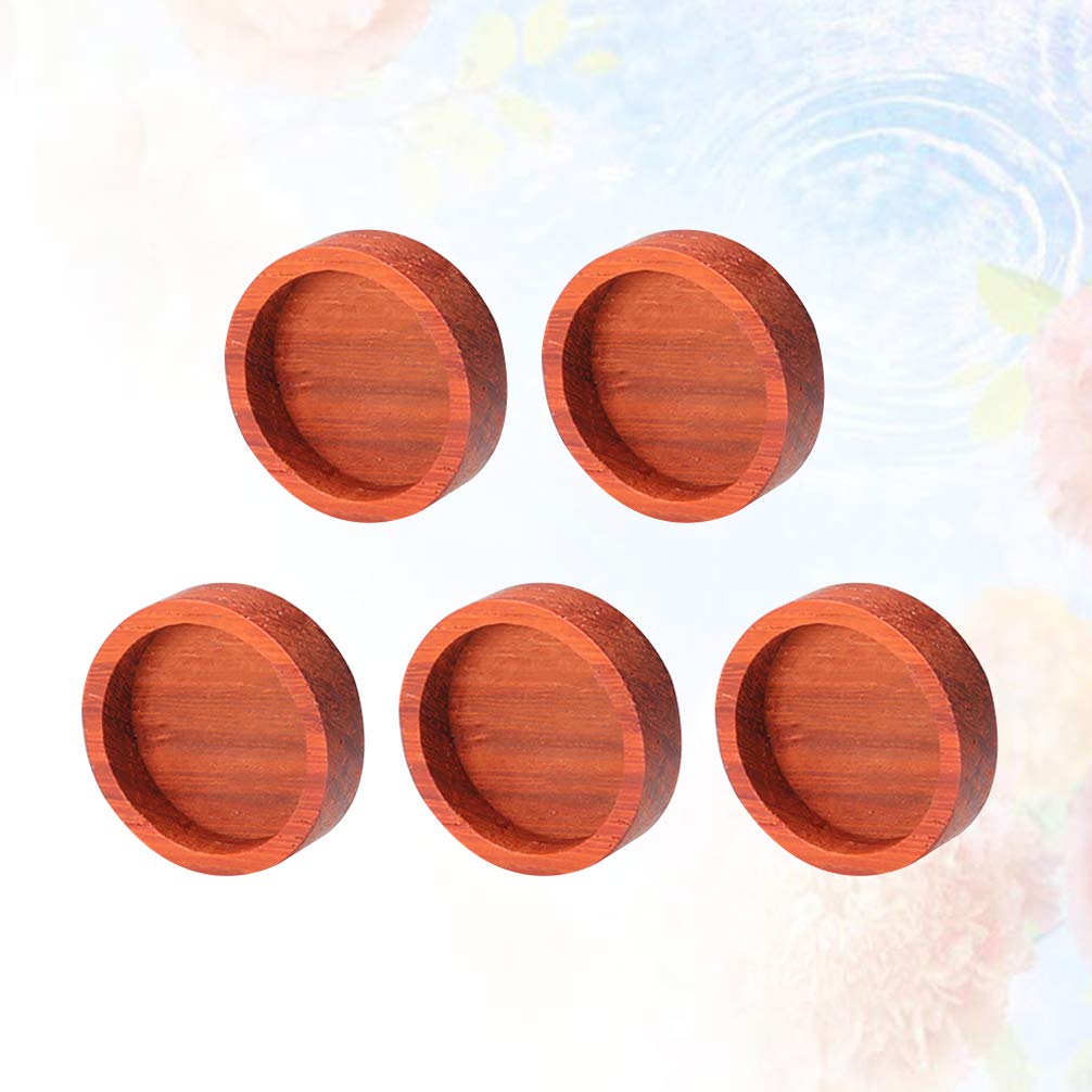 5pcs Wood Frame Epoxy Jewelry Molds for Necklace Pendants - DIY Resin Crafting, Handmade Jewelry Making, Gift Making Supplies