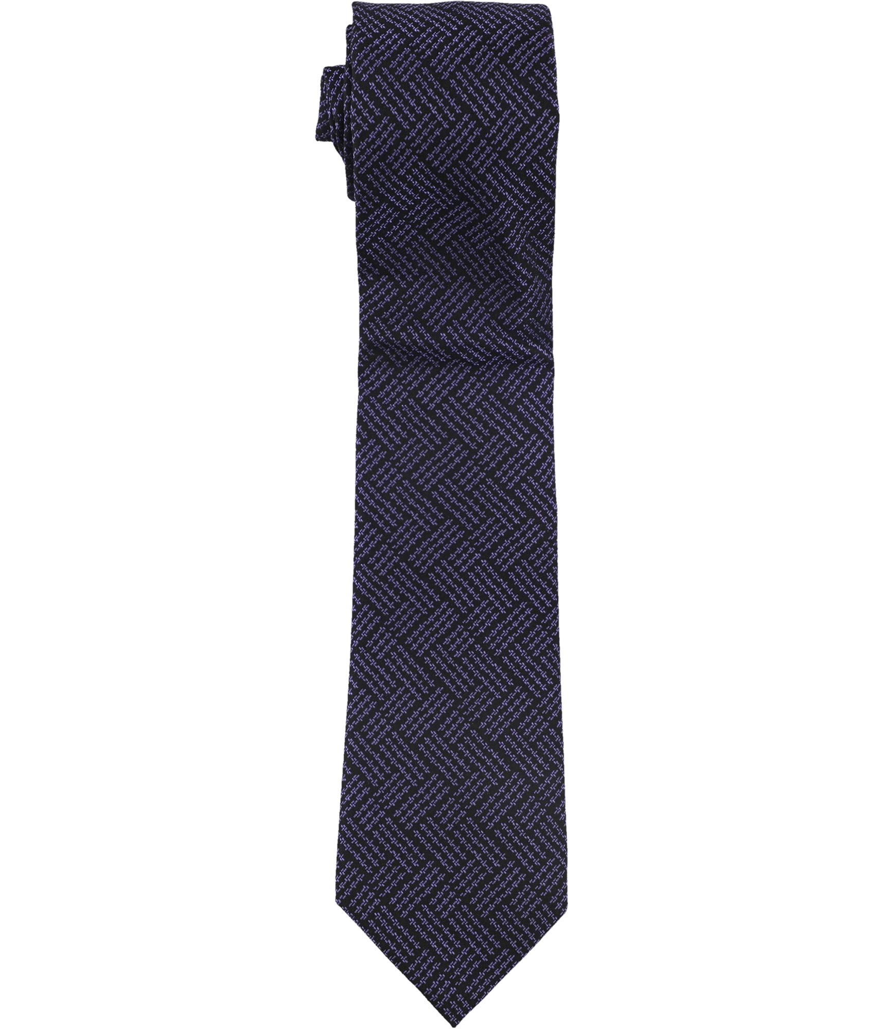 Alfani Men's Self-Tied Necktie - Purple Silk Tie for Business & Formal Occasions - Perfect for Weddings, Office & Special Events