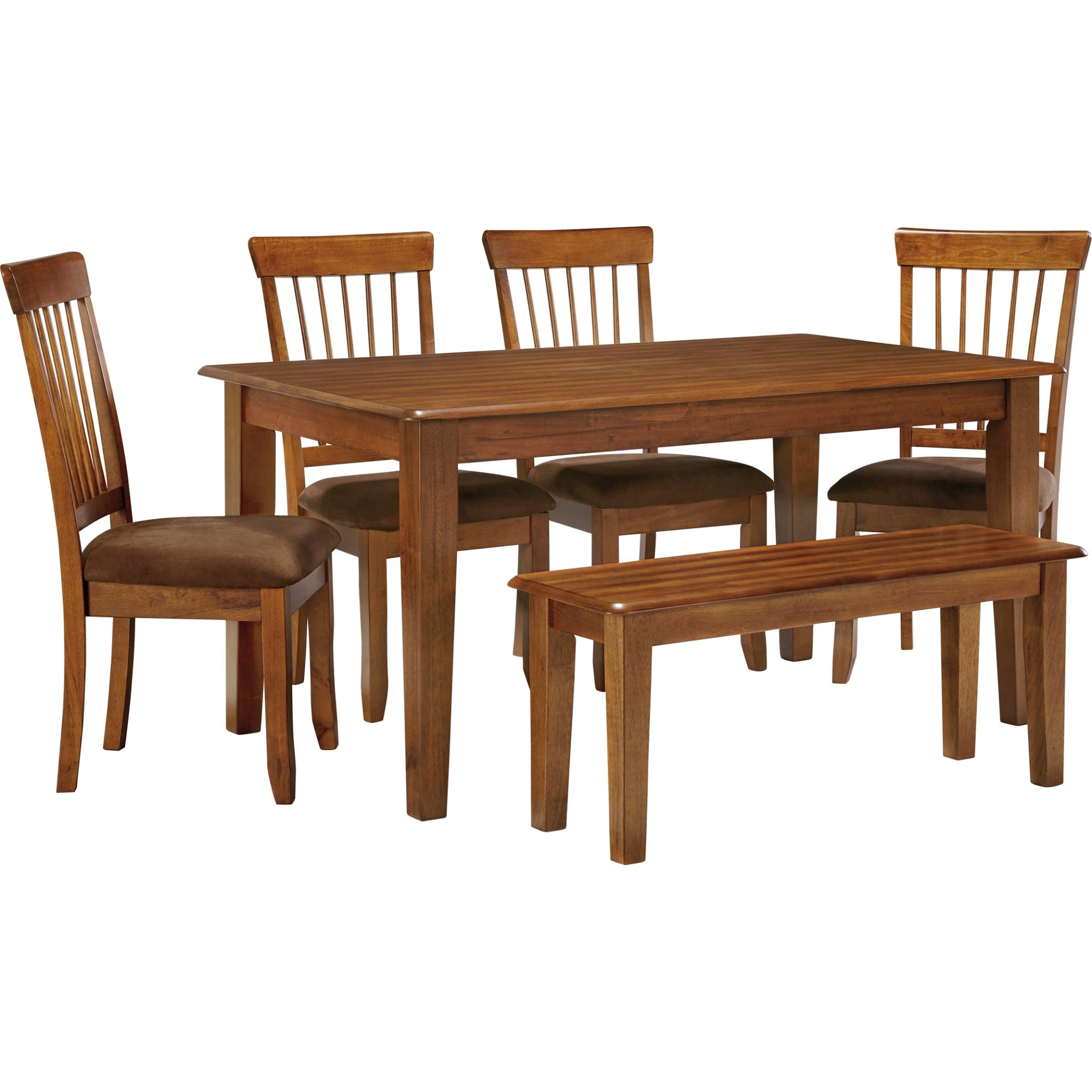 Berringer Casual Dining Table Set - Modern Wooden Kitchen & Dining Room Furniture for Family Gatherings & Dinner Parties