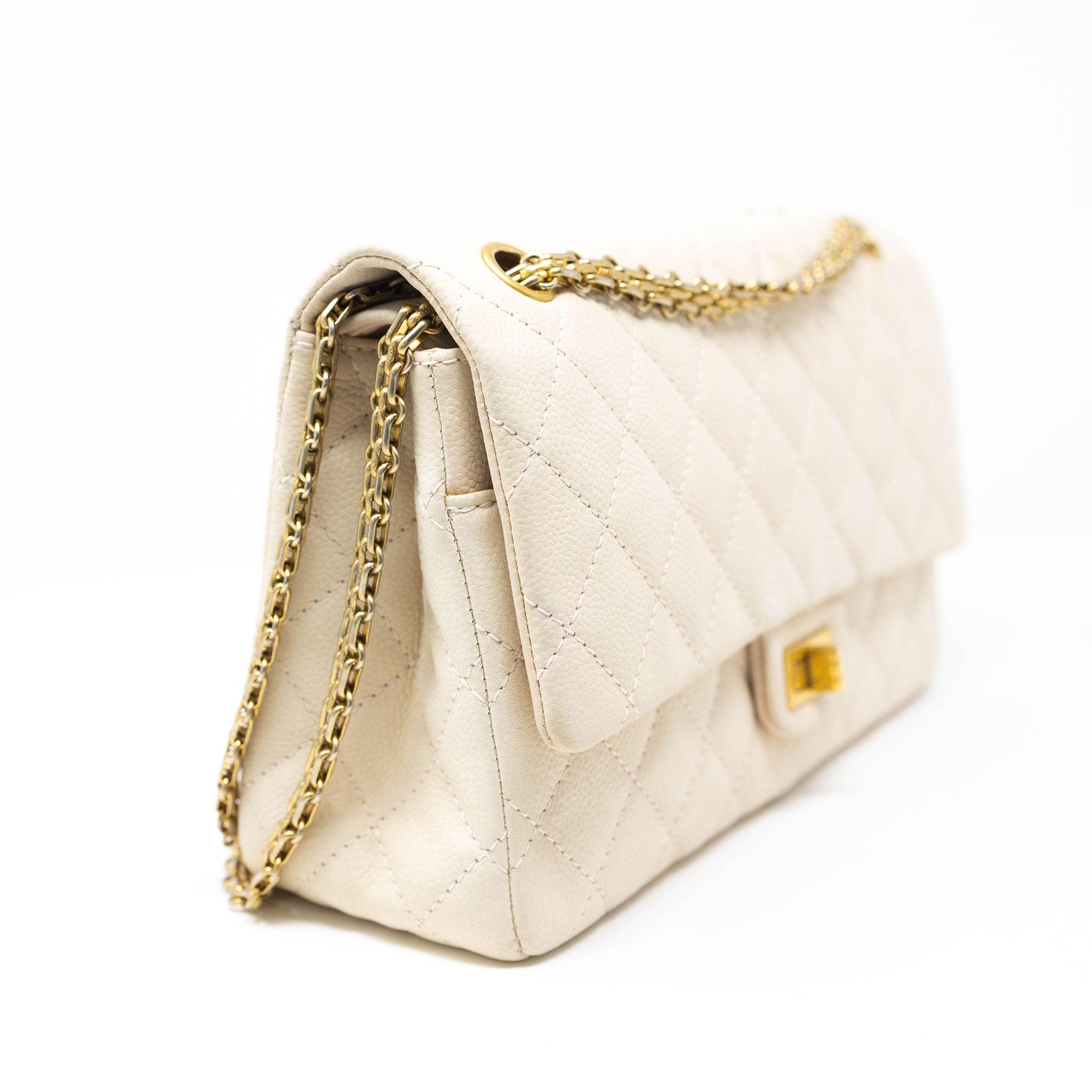 Chanel Beige 2.55 Reissue 226 Flap Bag - Authentic Luxury Handbag for Women | Perfect for Evening Events, Office & Special Occasions