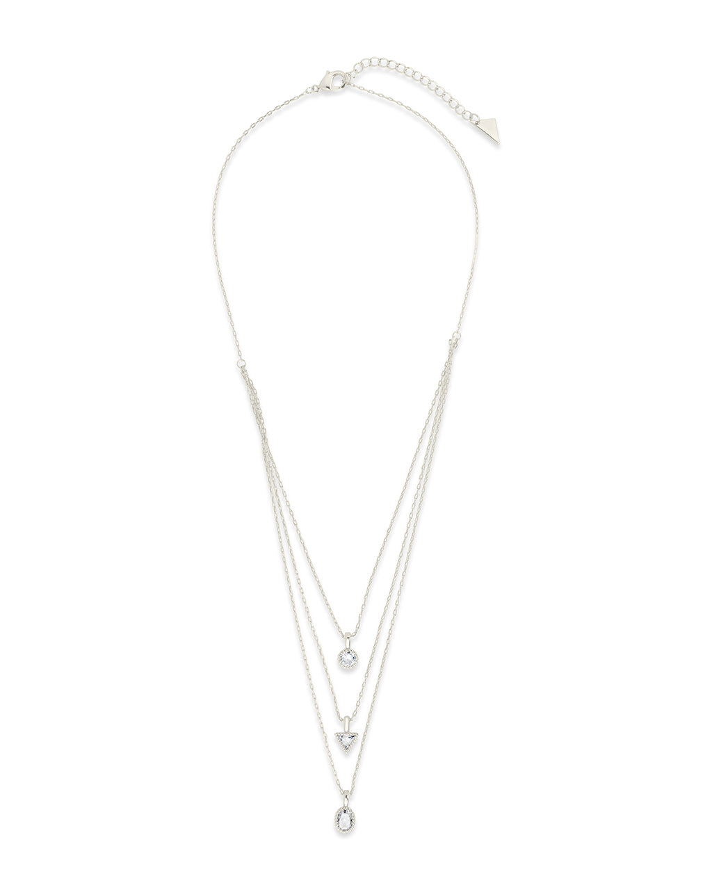 Julie CZ & Layered Chain Necklace - Elegant Cubic Zirconia Layered Necklace for Women, Perfect for Date Night, Party & Everyday Wear