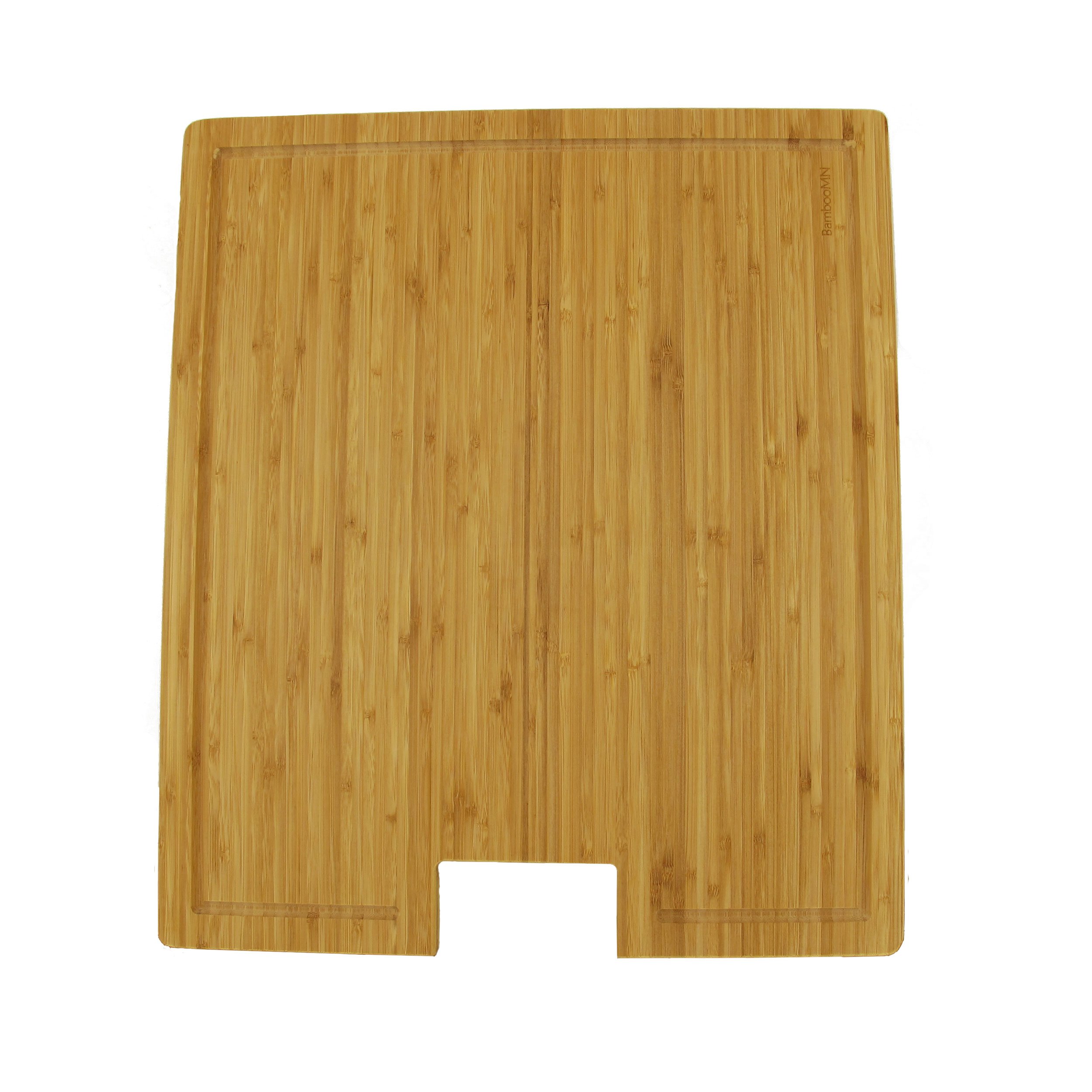 BambooMN Premium Bamboo Griddle Cover & Cutting Board for Viking Cooktops - 19