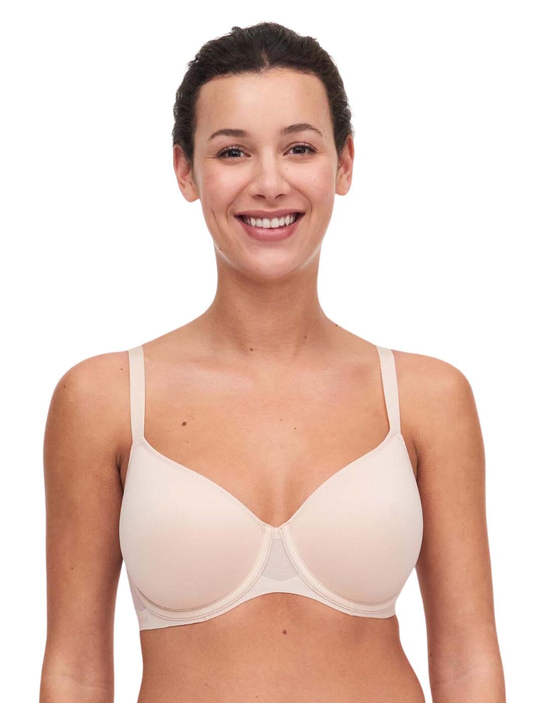 Chantelle Women's Pure Light 3/4 Spacer Bra - Seamless Comfort, Breathable Support for Everyday Wear - Perfect for Work, Yoga & Active Lifestyles