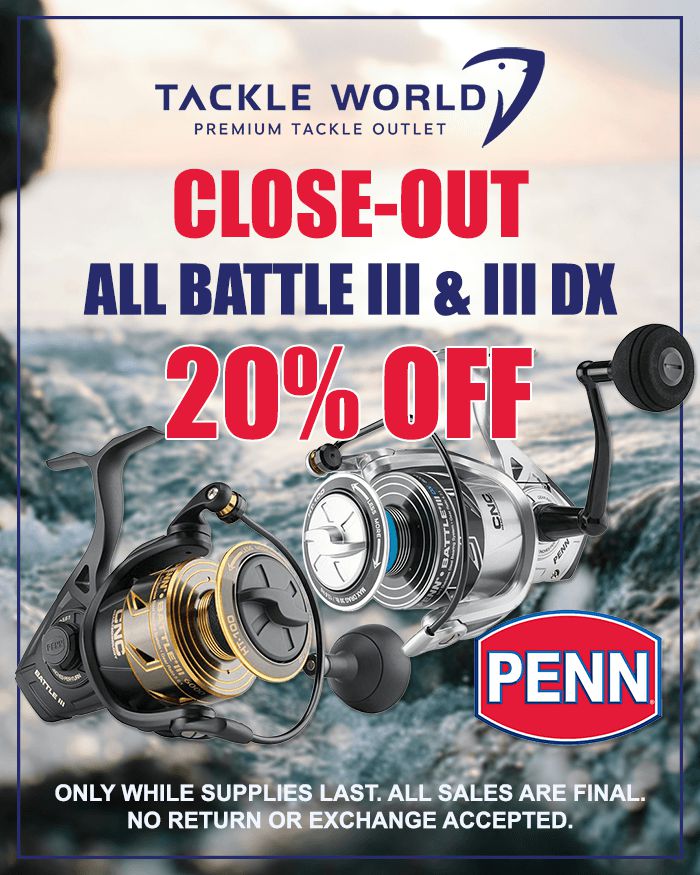 Penn Battle III LE Fishing Rod and Reel Combo - Lightweight Spinning Rod with Smooth Drag System for Saltwater and Freshwater Fishing - Perfect for Bass, Trout, and Inshore Angling