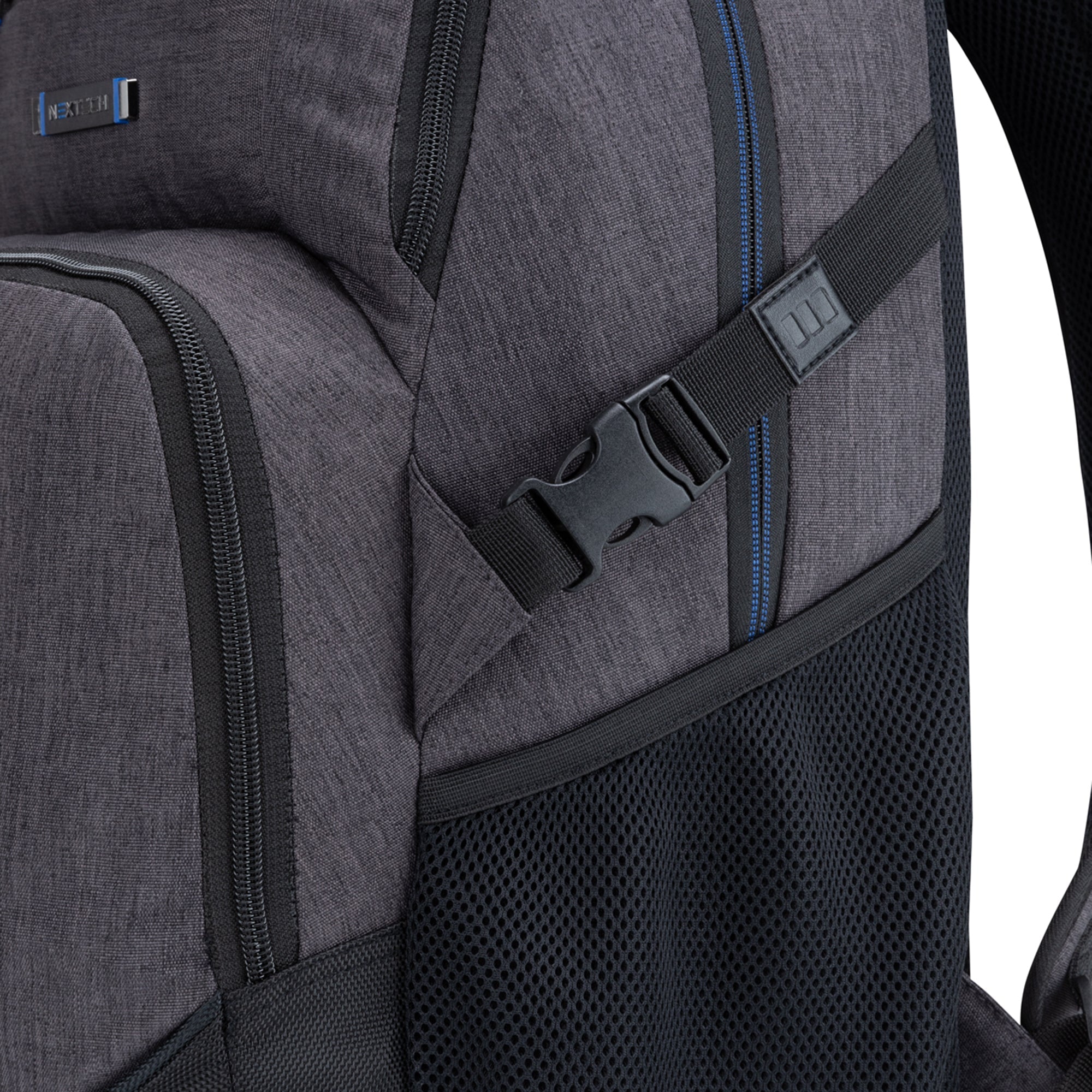 Nextech Professional Business Backpack for Men & Women - Waterproof Laptop Backpack with USB Charging Port - Perfect for Office, Travel, and Commuting