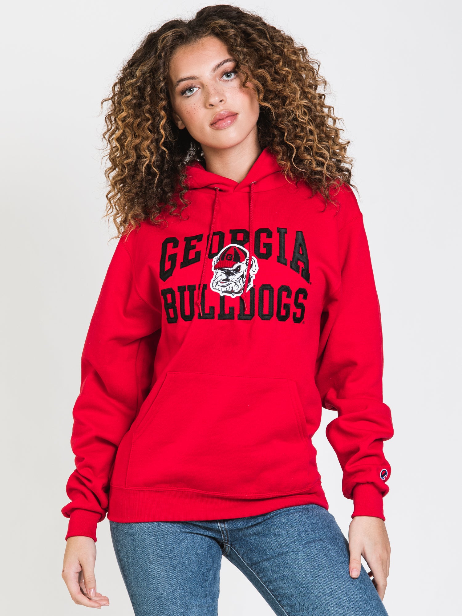 Champion Eco Powerblend Georgia Hoodie - Soft & Sustainable Cotton Blend Sweatshirt for Men & Women | Perfect for Casual Wear, Gym, and Outdoor Activities