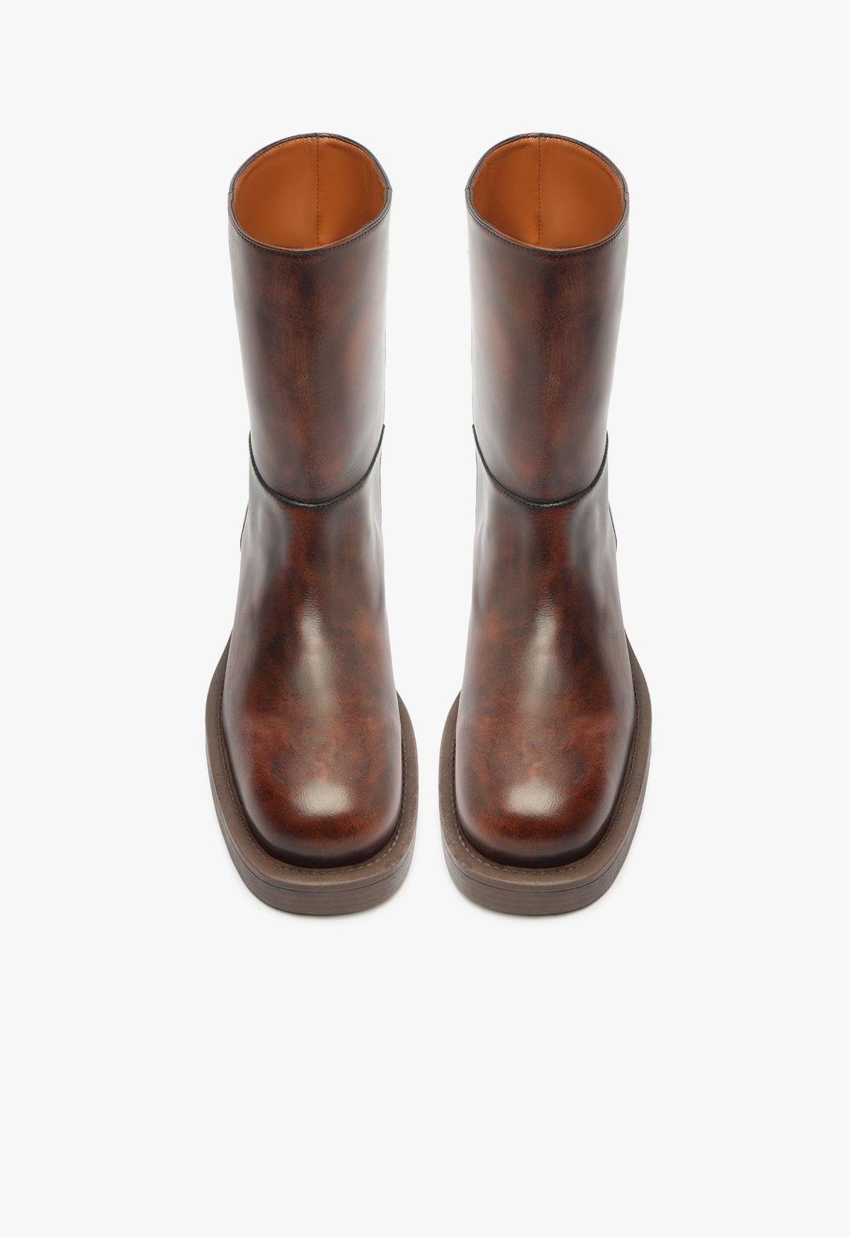 Jamie Leather Boots for Women - Low Heel Ankle Boots F24 S2195600130002 | Stylish & Comfortable for Casual Wear, Office & Date Nights