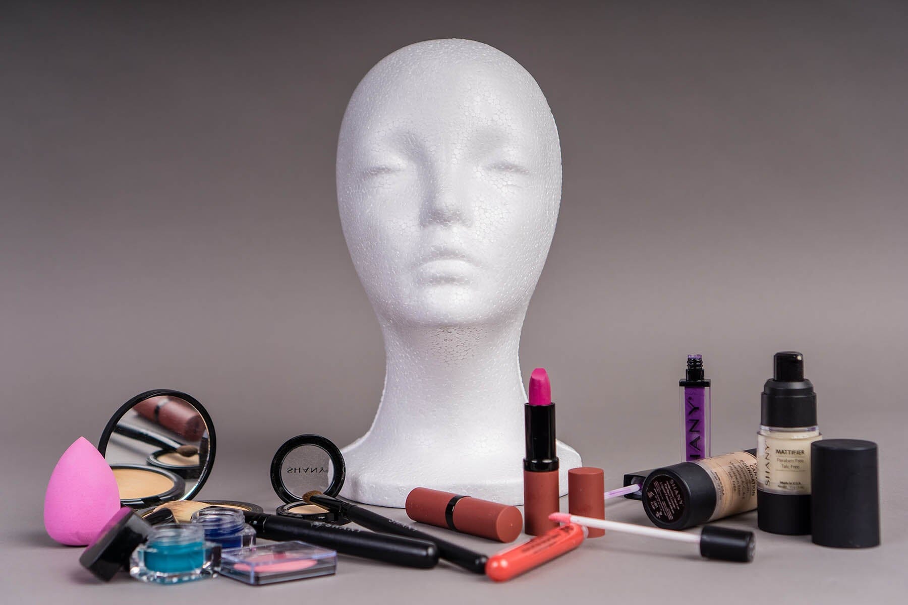 Styrofoam Mannequin Head for Wigs & Hats - Adjustable Stand for Hairstyling, Cosmetology & Salon Display - Perfect for Wig Making, Hat Display & Beauty Training