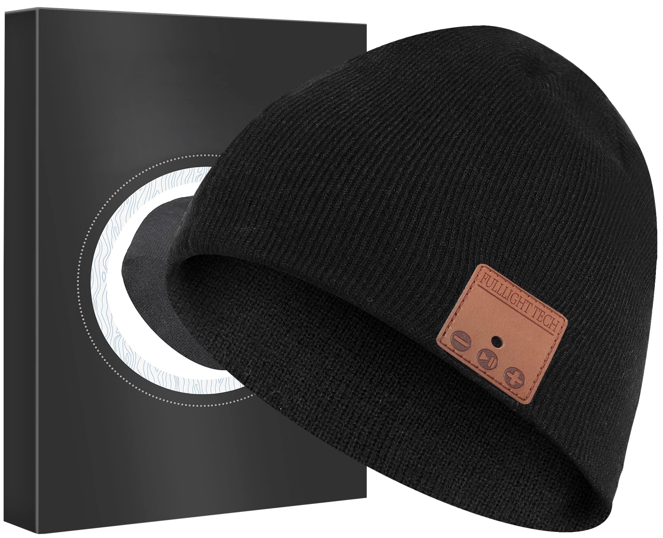 Wireless Bluetooth Beanie Hat with Built-in Headphones - Warm Winter Tech Gift for Men & Women - Perfect for Running, Skiing, and Outdoor Activities