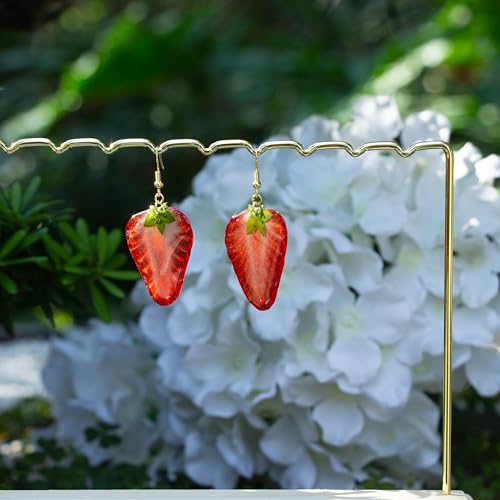 Silver Hooks Strawberry Heart