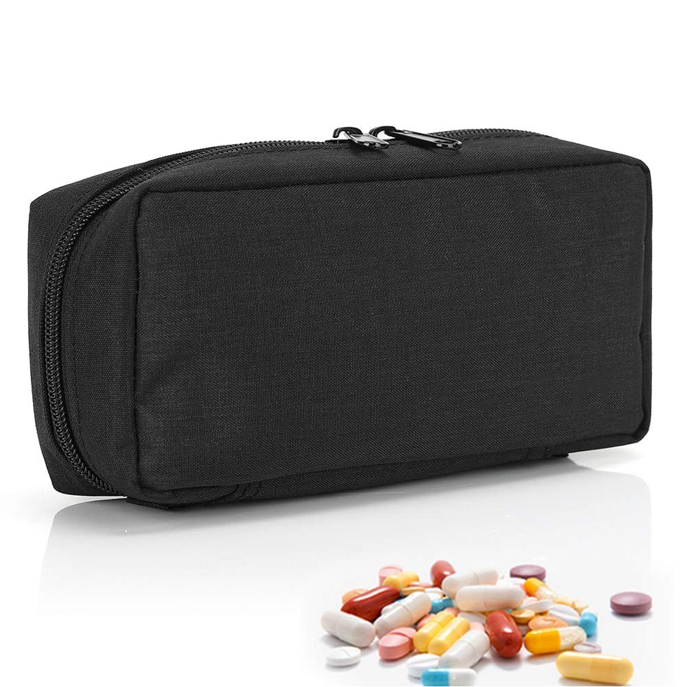 Diabetic Travel Case for Insulin Pens & Supplies | Portable Medical Cooler Bag with Insulation | Keep Insulin Cool & Safe | Perfect for Travel, Work & Outdoor Activities (Black)