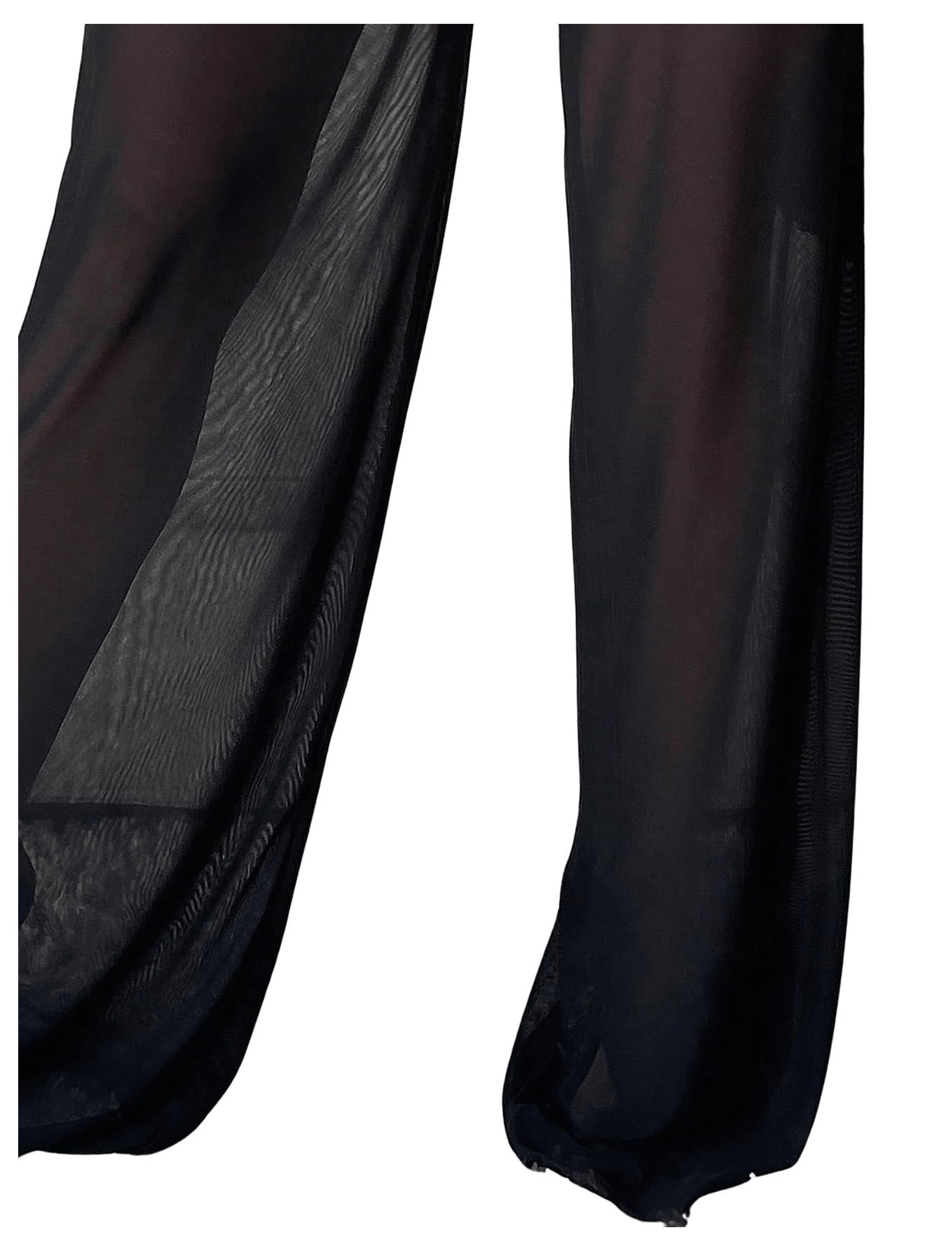 Women's Sheer Mesh Cover Up Pants - Tie Front Wide Leg Loose Beach Pants for Swimsuits | Perfect for Poolside, Beach Vacations & Summer Outfits