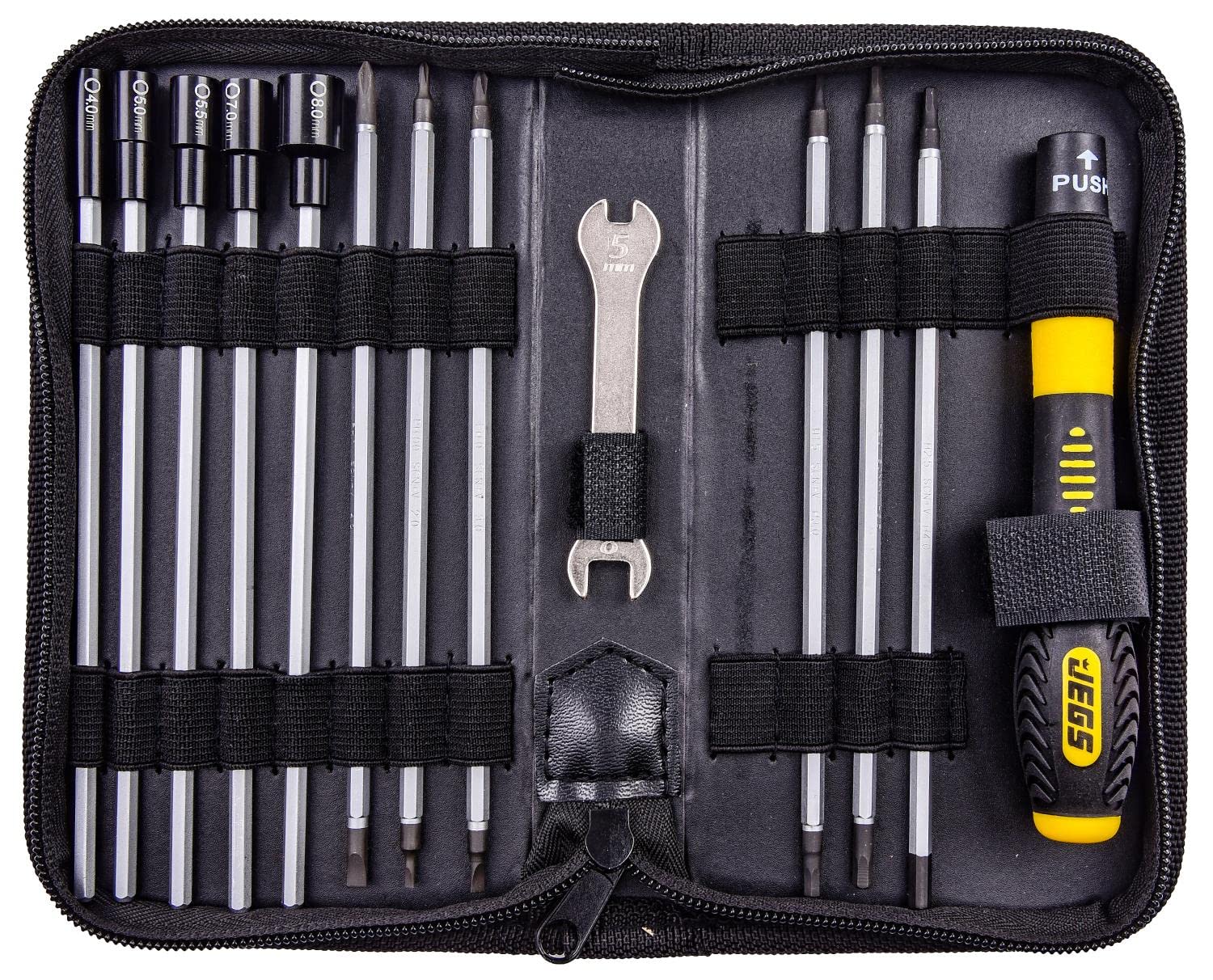 JEGS 44600 RC Complete Tool Kit - 150-Piece Professional Remote Control Car Repair Set for RC Cars, Trucks & Drones - Perfect for Hobbyists, Mechanics & DIY Enthusiasts (Workshop, Racing, Maintenance)
