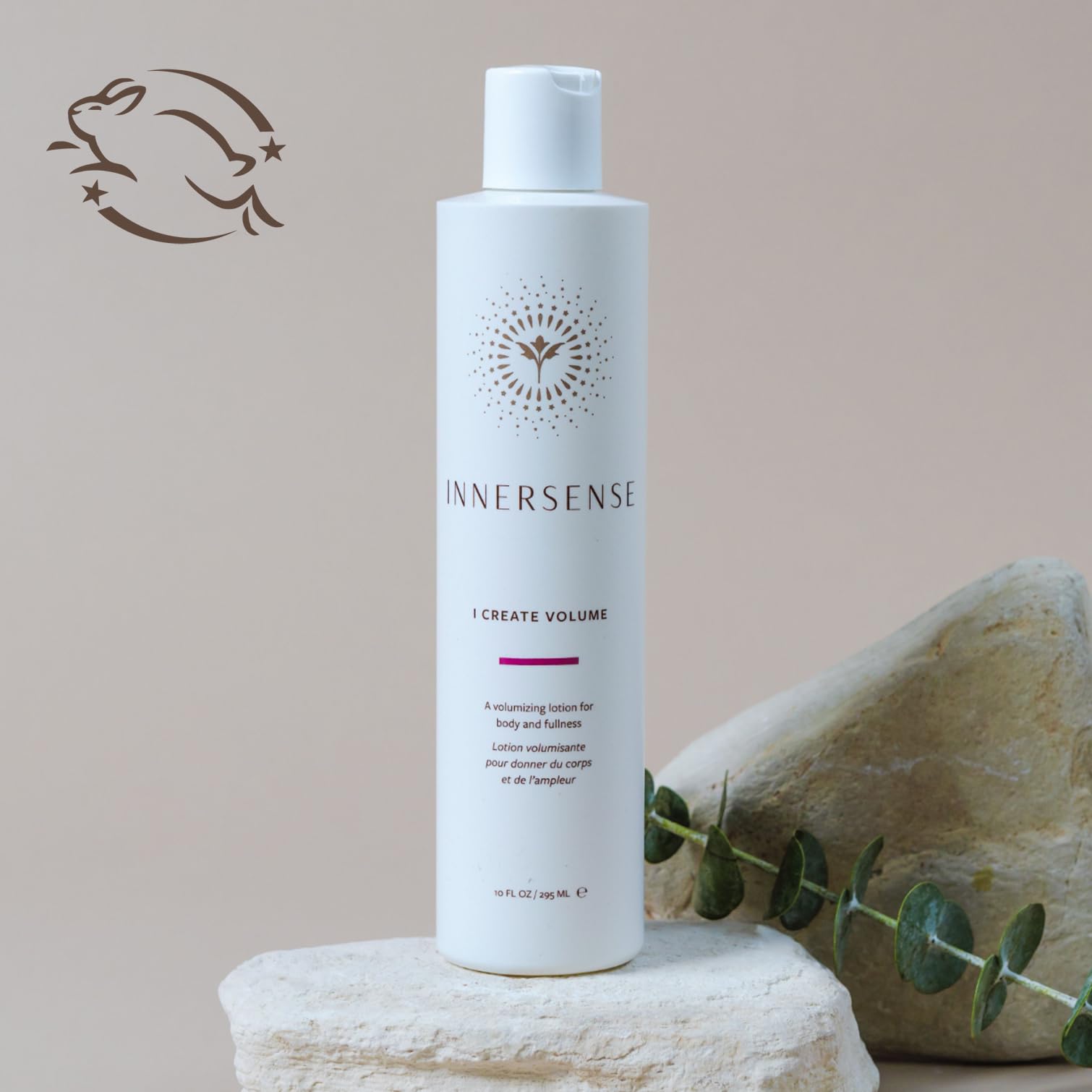 INNERSENSE Organic Beauty I Create Volume Hair Volumizing Lotion - 2 fl oz | Natural, Non-Toxic, Cruelty-Free Clean Haircare for Fine & Thin Hair - Perfect for Travel, Daily Styling & Volume Boost