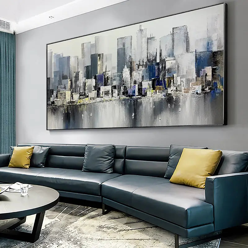 Urban Landscape Painting #UL 007 - Modern Wall Art for Home & Office Decor - Perfect for Living Room, Bedroom or Workspace