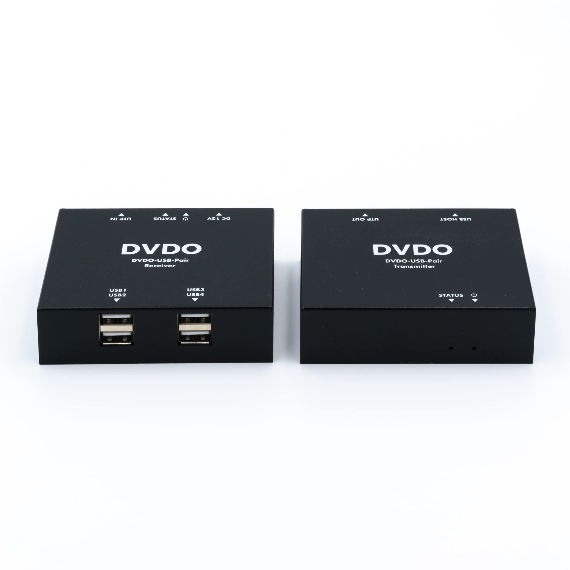 DVDO USB 2.0 Extender Over Ethernet Cable - 60M/196ft High-Speed USB Extension for PC, Laptop, Printer | Perfect for Home Office, Gaming Setup & Remote Workstations