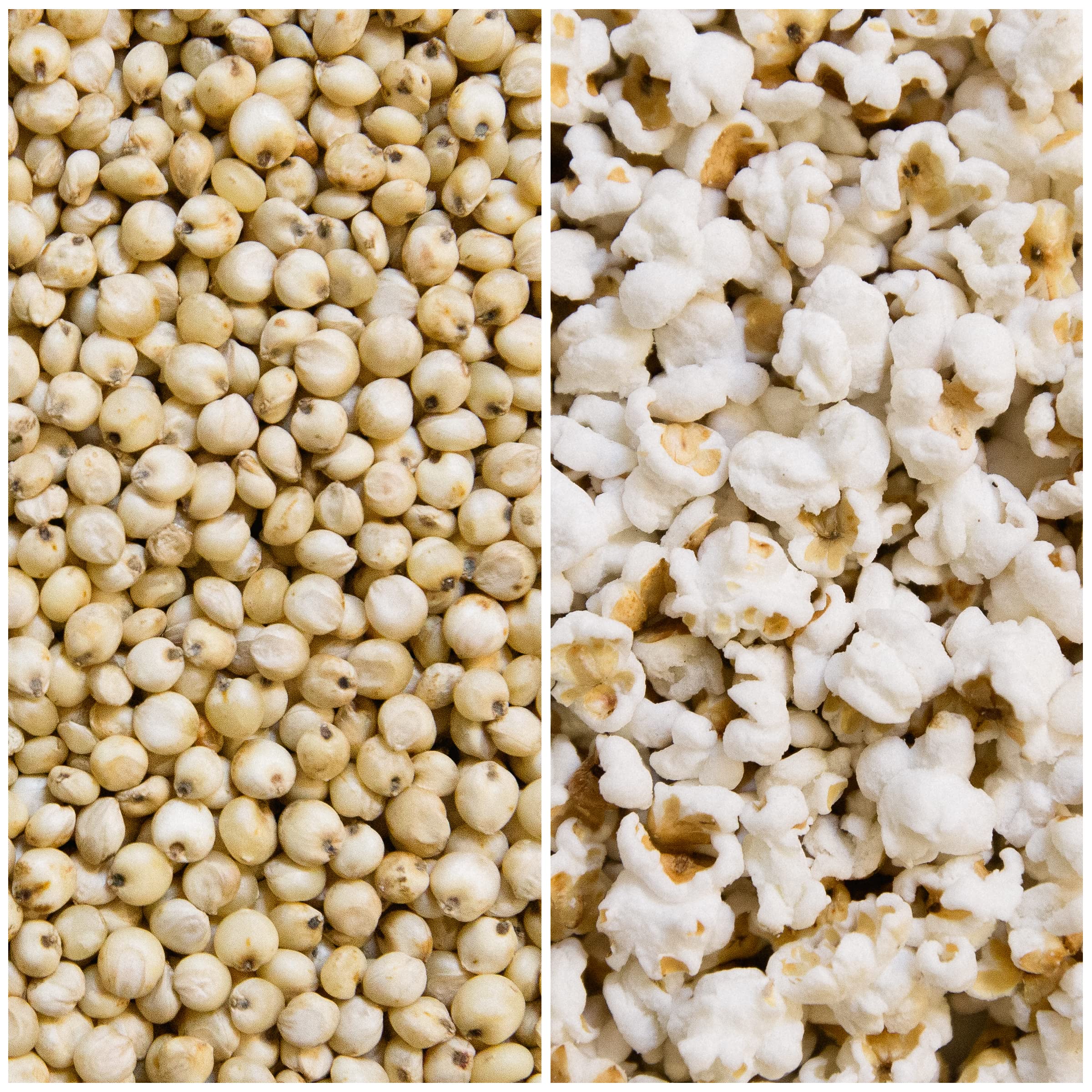 Organic Popped Sorghum Snacks - Keto, Gluten-Free, Healthy Alternative to Popcorn - for On-the-Go & Movie Nights
