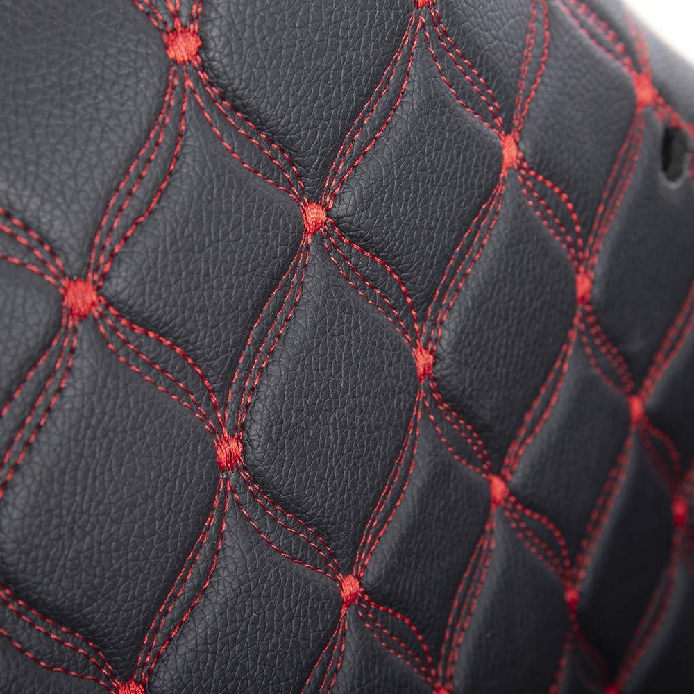 Moto Onfire Saddlebag Liners - Waterproof Stitch Bags Inserts for Harley Davidson 2013 & Older Models (Red) - Perfect for Motorcycle Travel & Road Trips