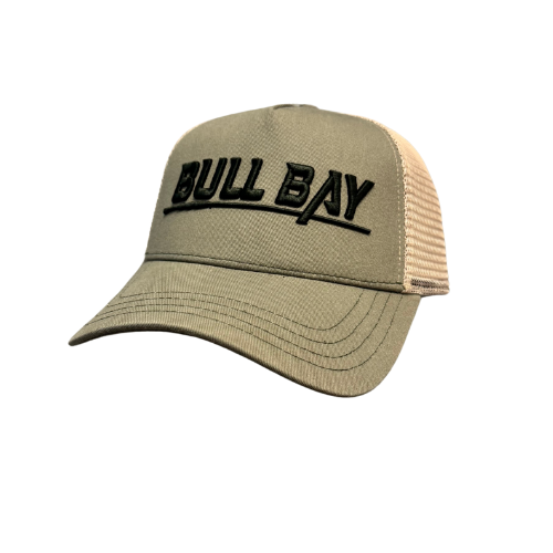Bull Bay Trucker Hat for Men & Women - Adjustable Snapback Cap with Mesh Back - Perfect for Outdoor, Sports, and Casual Wear
