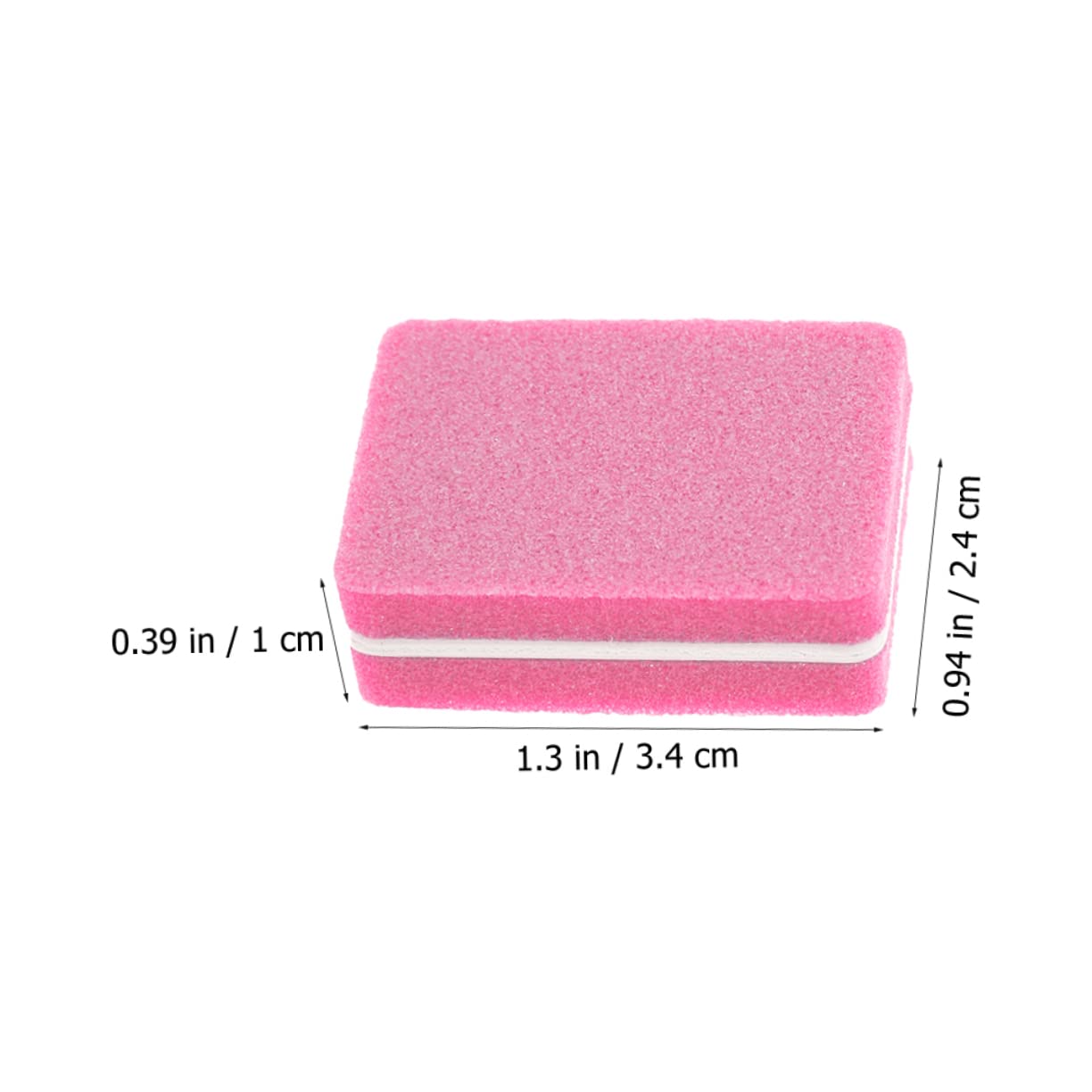FOMIYES 100pcs Mini Eva Nail Files - Professional Sponge Nail Buffing Blocks for Manicure, Pedicure & Nail Art | Durable Nail Care Polishing Tools for Salon & Home Use