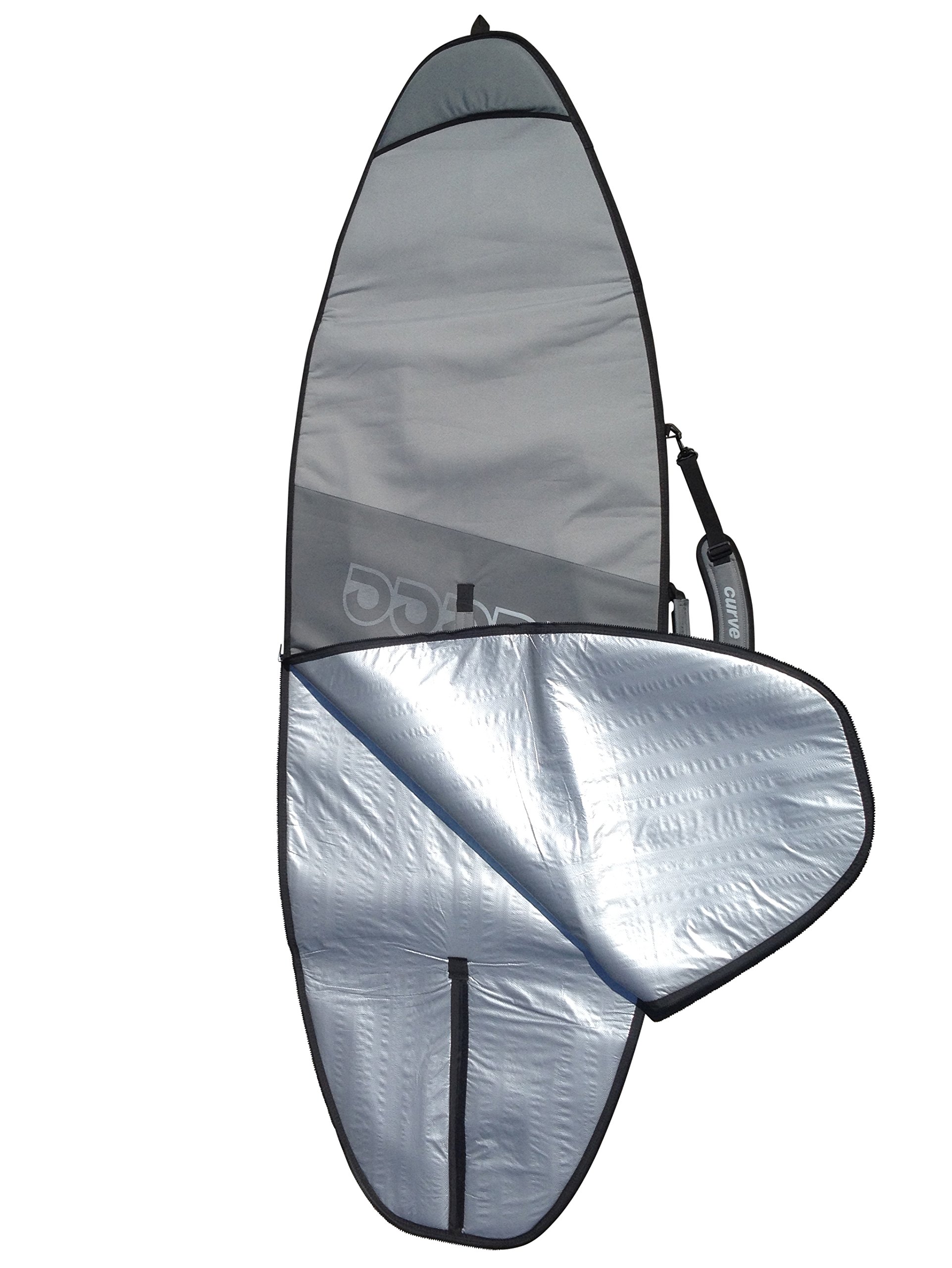 **Compact SUP Travel Cover for Wave Boards - Waterproof Paddle Board Storage Bag (Fits 7'6
