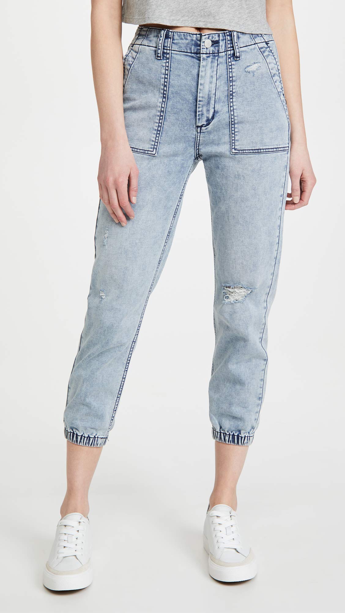 Joe's Jeans French Terry Joggers for Men - Comfortable Iris Blue Jogger Pants Size 32x27 - Perfect for Casual Wear, Lounge, Gym & Travel