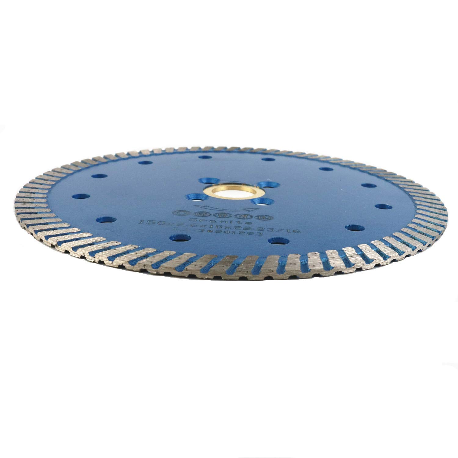 6 Inch Dry/Wet Cutting Diamond Turbo Saw Blade for Granite with 7/8