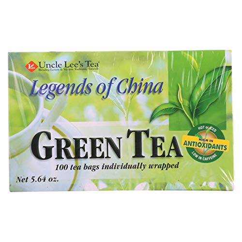 Premium Chinese Green Tea - 100 Tea Bags | Authentic Legends of China Green Tea | Antioxidant Rich, Refreshing Flavor | Perfect for Daily Wellness & Relaxation