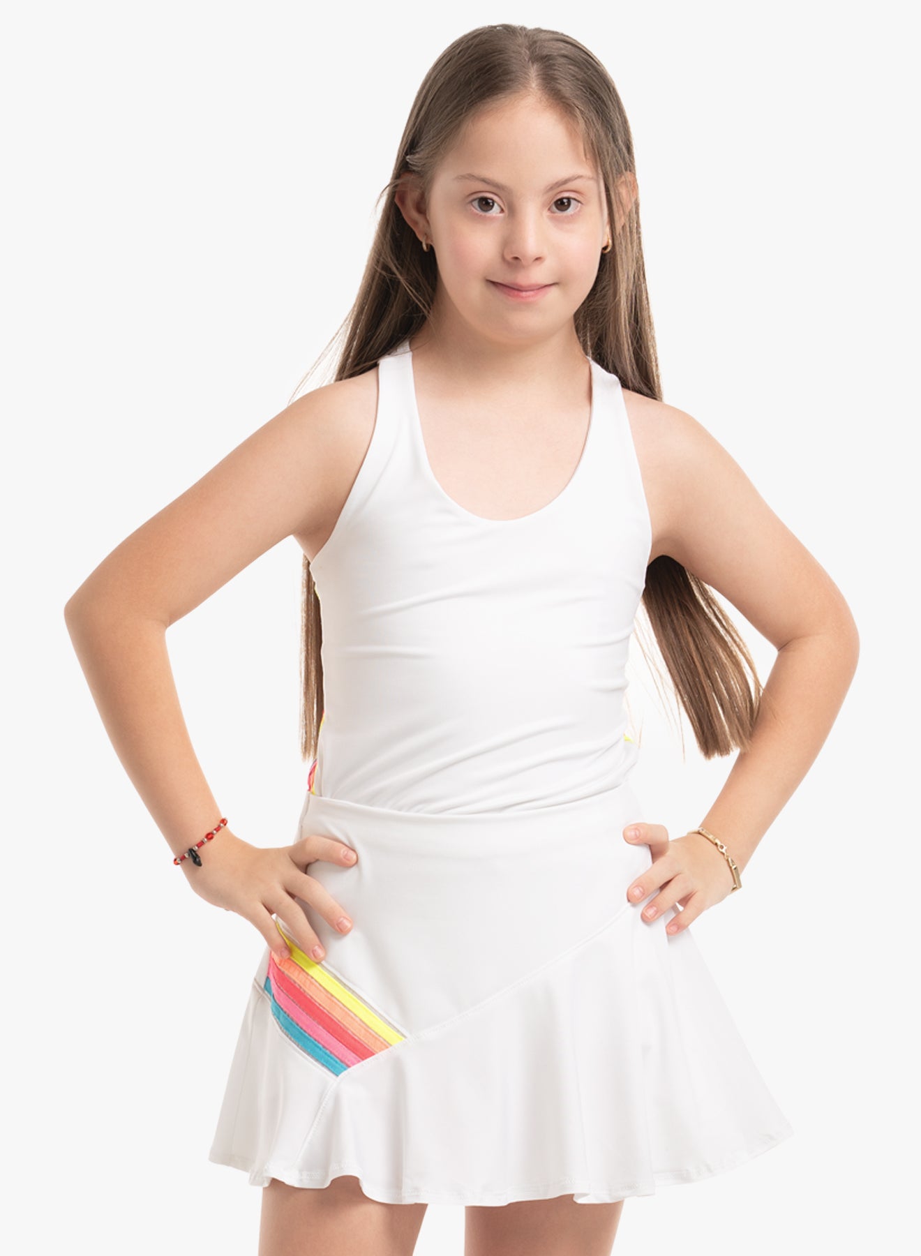 Prisma Stripe Tank Top for Women - Soft Breathable Summer Casual T-Shirt - Perfect for Yoga, Gym, Beach & Everyday Wear