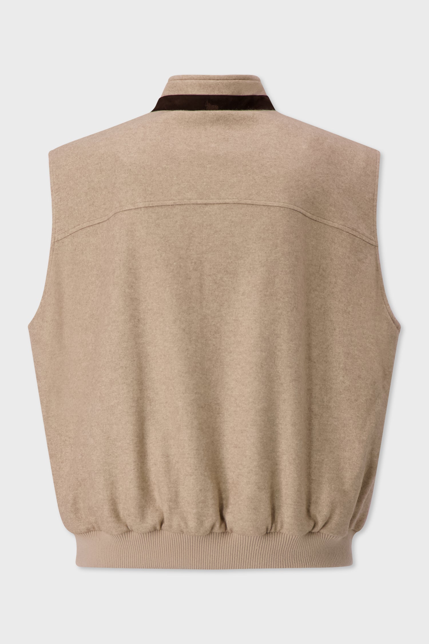 Lanificio Colombo Beige Waistcoat for Men - Classic Slim Fit Vest for Business Casual & Formal Wear - Perfect for Office, Weddings & Special Occasions