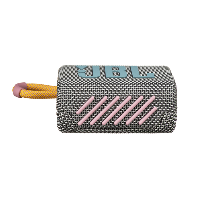 JBL GO 3 Portable Bluetooth Speaker - Wireless, Waterproof, Compact Design with Rich Bass - Perfect for Outdoor Adventures, Beach Parties & Home Use