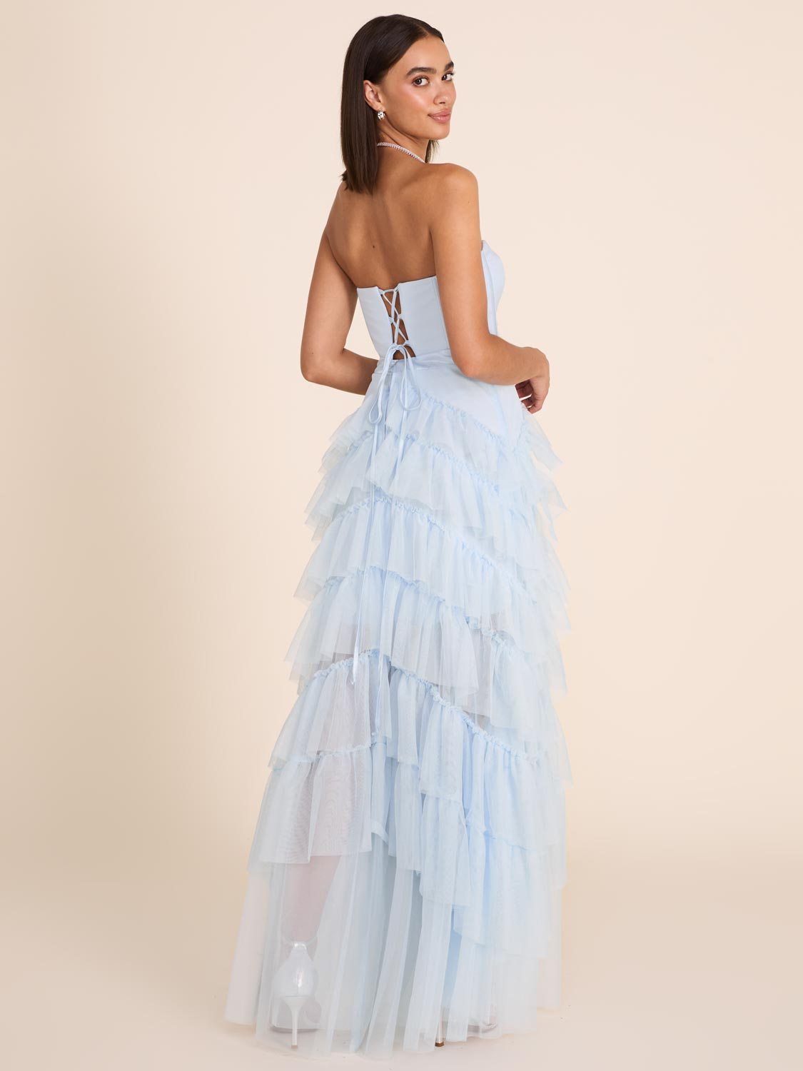 Strapless Bustier Ball Gown - Elegant Corset Wedding Dress for Prom & Evening Gala - Perfect for Bridal, Formal Events & Special Occasions