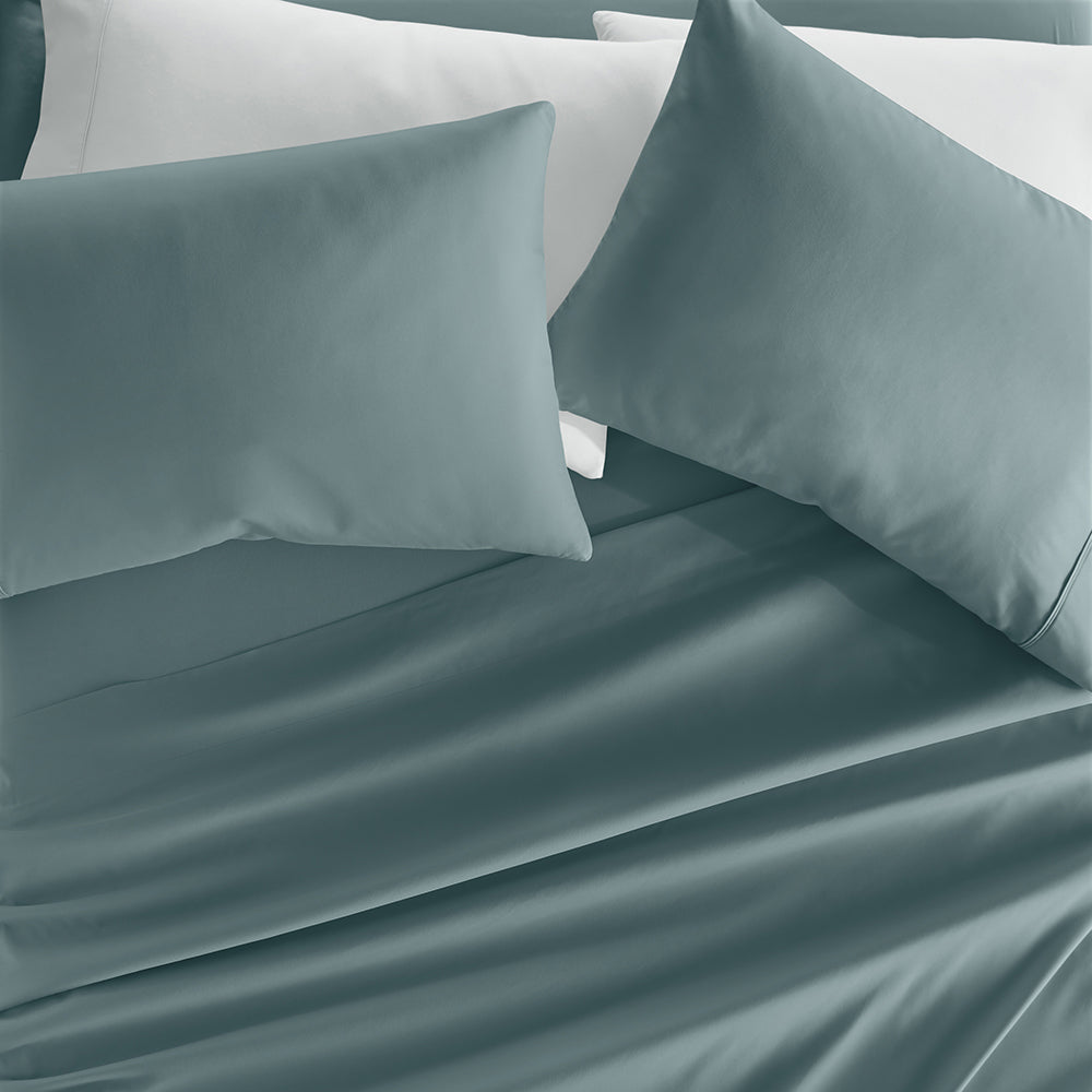 Premium 2-Piece Soft Cotton Pillowcase Set - Breathable & Hypoallergenic Bedding for Side Sleepers & Hot Sleepers - Perfect for Home, Hotel, and Travel Use