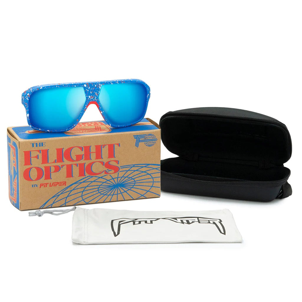 Pit Viper The Flight Optics Sunglasses - Blue Ribbon Polarized Lenses for Outdoor Sports & Adventure Activities