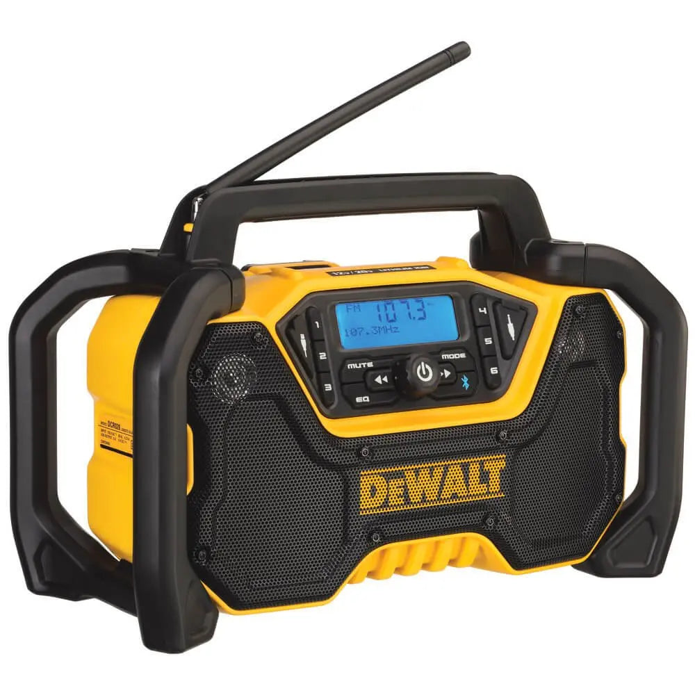DeWalt DCR028B 12V/20V MAX Bluetooth Job Site Radio - Portable Worksite Speaker for Construction, Outdoor & Garage Use
