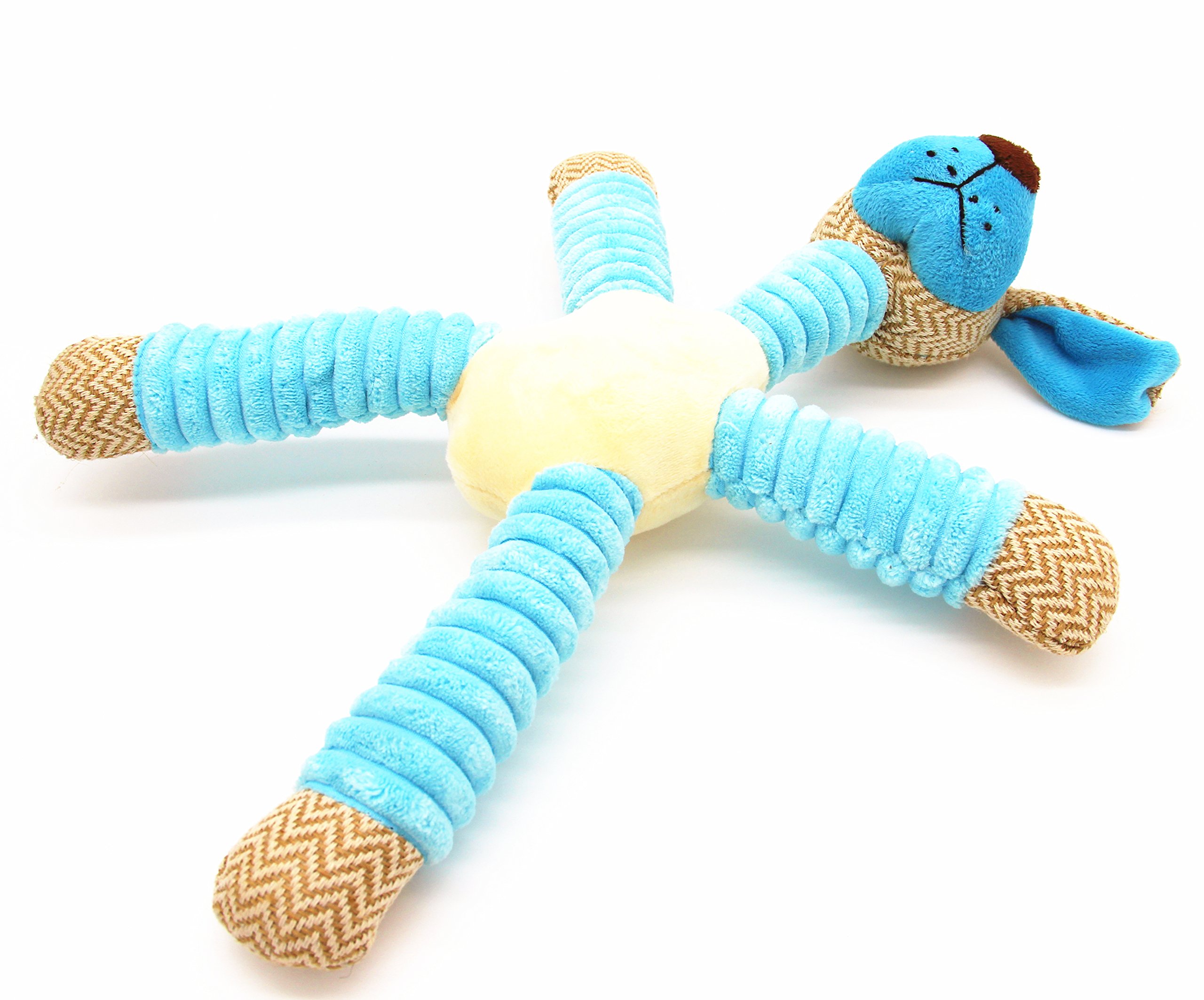 HUMMINGBIRD Plush No-Stuffing Squeaky Dog Toy for Small & Skinny Dogs - Soft Chew Toy for Teething Puppies & Playful Pets - Perfect for Indoor Playtime & Training Rewards