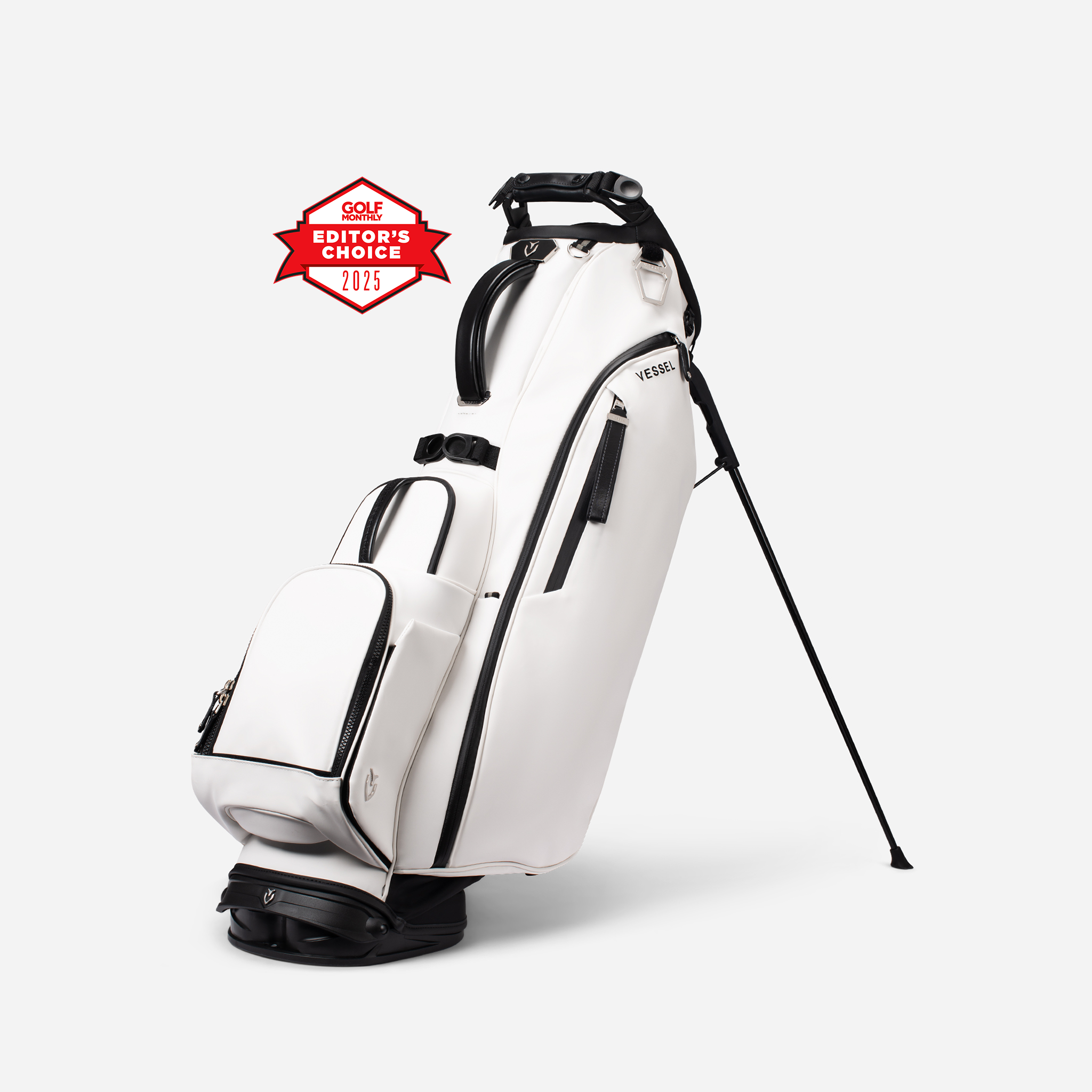 White Player V Stand - Adjustable Guitar Stand for Electric & Acoustic Guitars - Perfect for Home, Studio & Stage Use