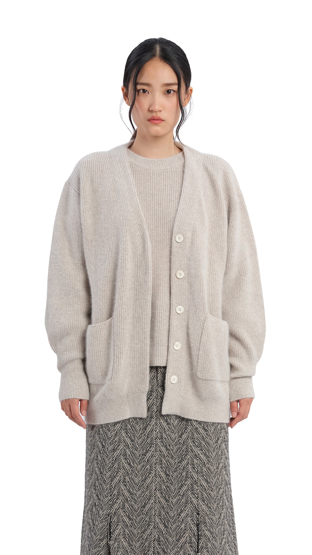 Stylish Fox Mix Cardigan for Women - Cozy Knit Sweater with Fox Print - Perfect for Fall, Winter & Casual Outfits