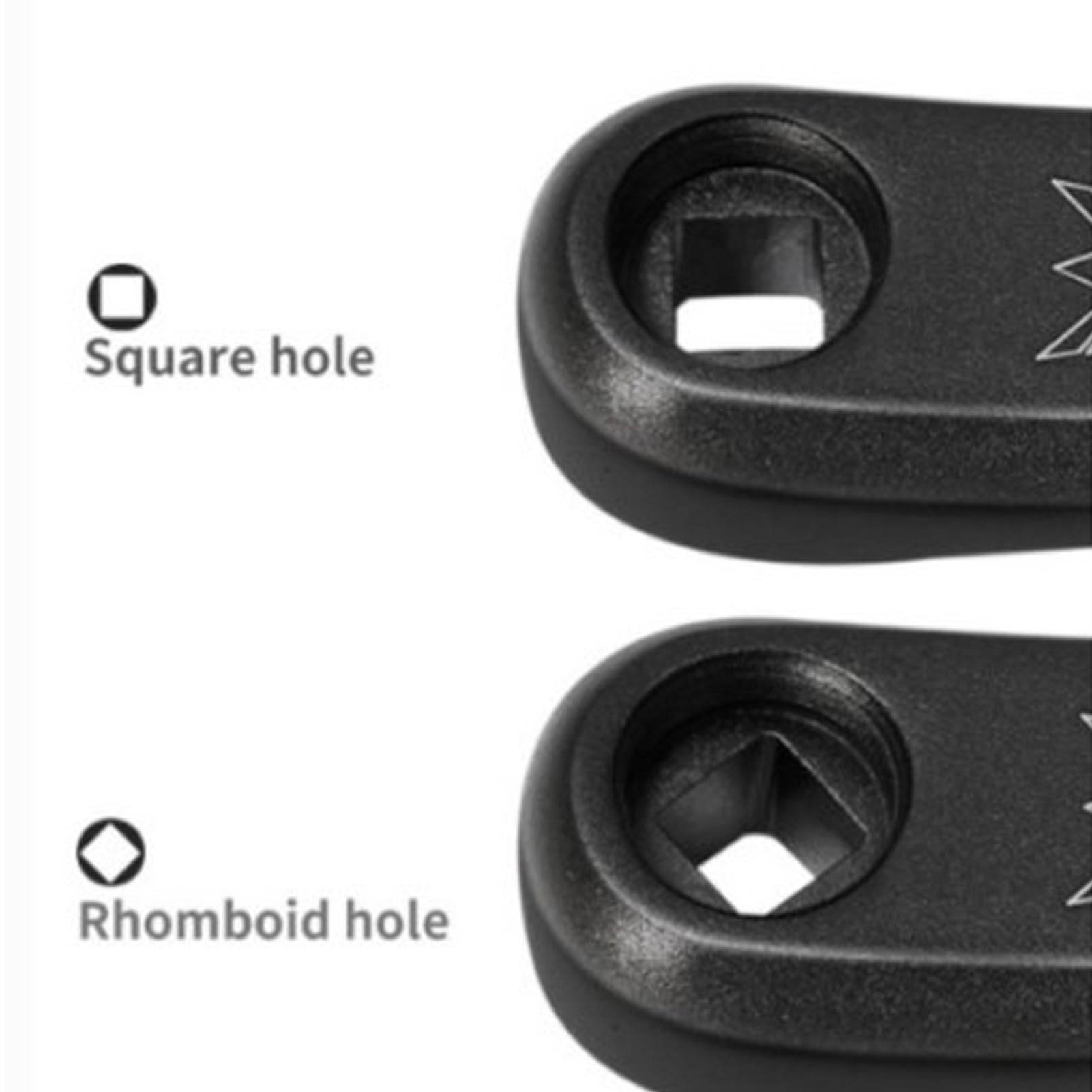 170mm Bike Crank Arm - Aluminum Alloy Left Side Single Chain Bicycle Crank Replacement for Smooth Riding & Easy Installation