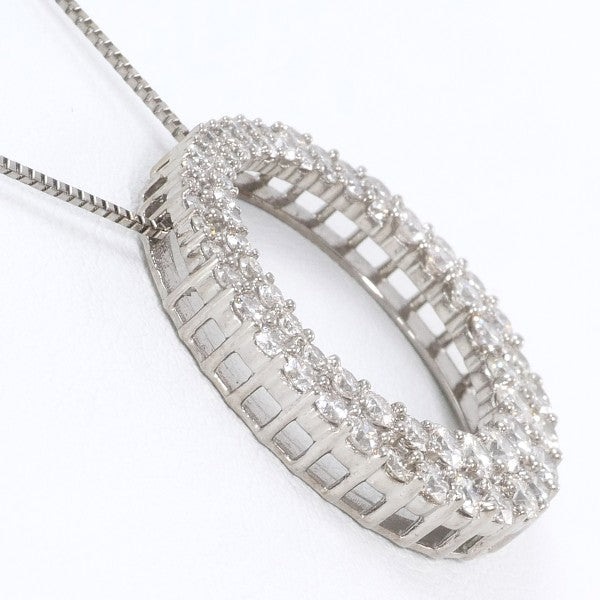 18K White Gold Diamond Necklace for Women - Elegant Pendant Jewelry Gift for Anniversary, Wedding & Special Occasions