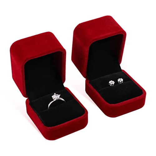2Pcs Ring Box