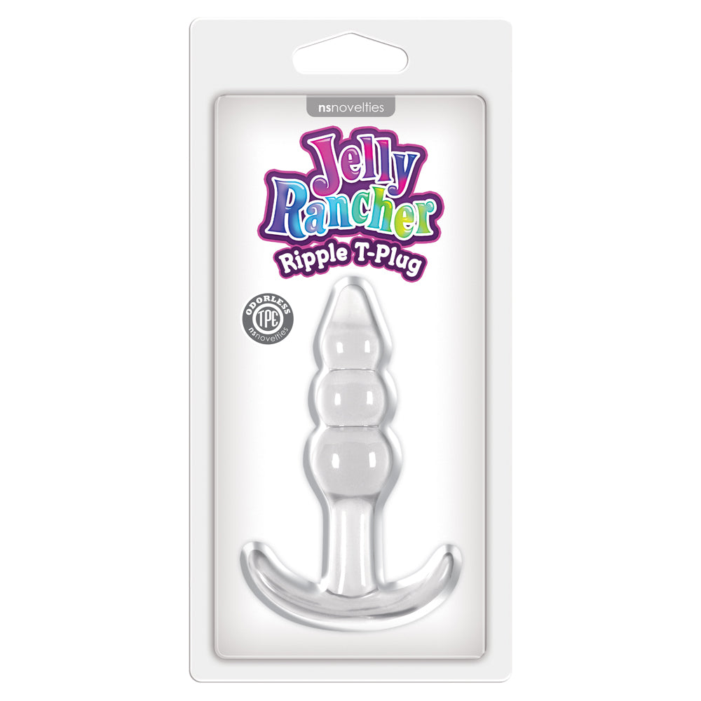 Jelly Rancher Ripple Anal Plug - Silicone Butt Plug for Adults, Beginner Friendly Anal Toy - Perfect for Couples Play & Solo Pleasure