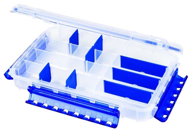 Flambeau WP4005 Waterproof Partitioned Storage Box - Durable Tuff Tainer for Fishing Tackle, Camping Gear & Outdoor Equipment Organization